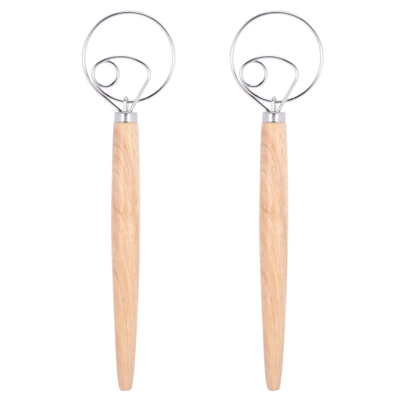 

Венчик из нержавеющей стали для теста, 2 шт.