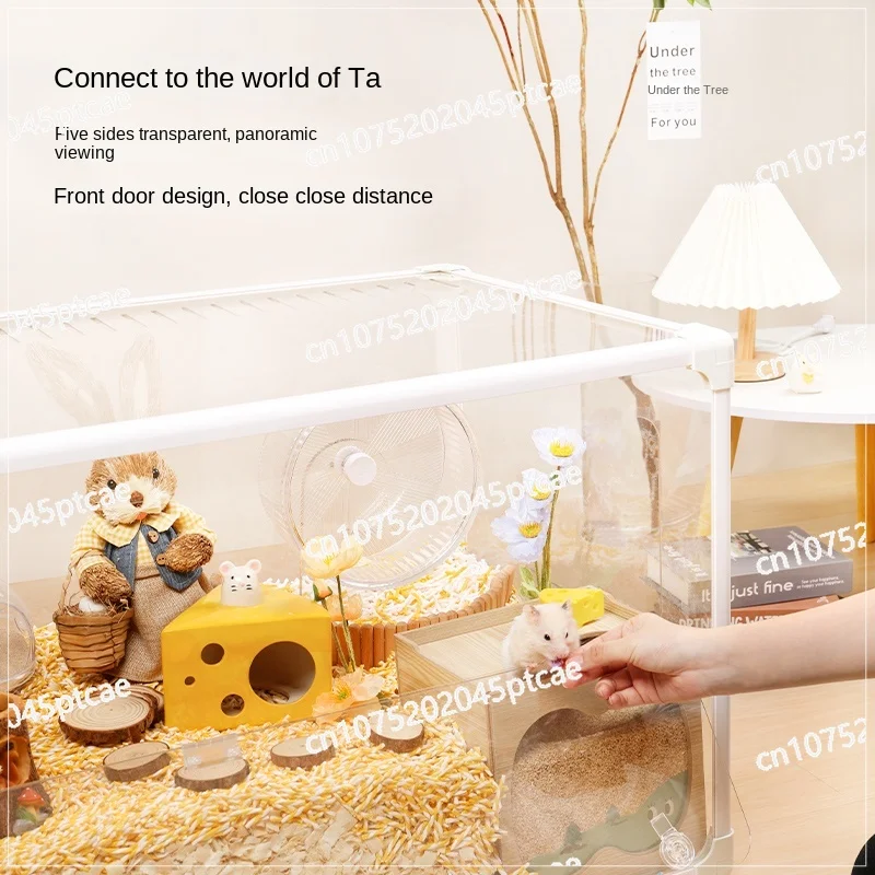 Клетка для хомяка акриловая клетка сыра пейзажная вилла дешевая большая