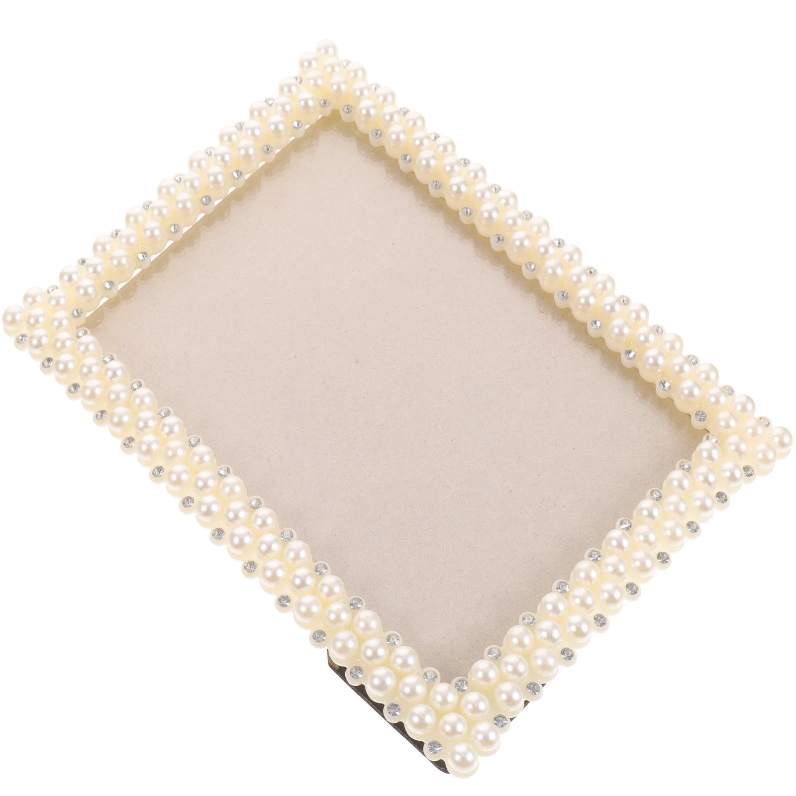 

Frame Photo Picture Frames Wedding Pearl Rustic Farmhouse Display Vintage Vertical Tabletop Decorative Desktop Rhinestone Family