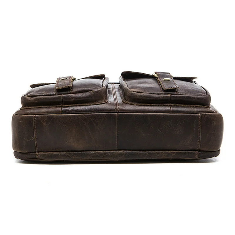 Genuine Leather Package Man Single Shoulder Layer Men's Oblique Satchel Handbag office bags for men computer bag High-quality