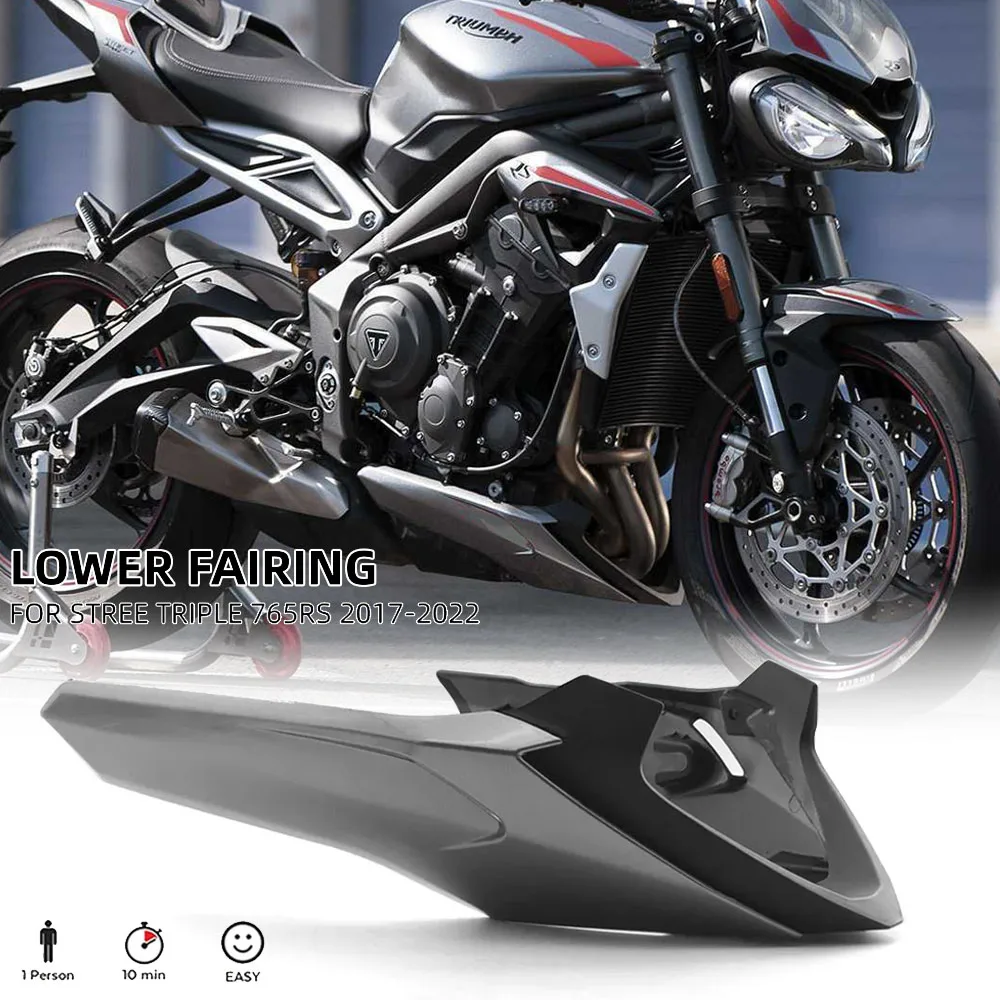 

Для улицы тройной 765 RS 765RS 2017-2022 нижний спойлер для двигателя мотоцикла обтекатель Bellypan защитная оболочка