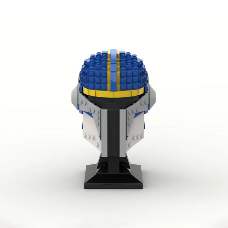 498 шт. MOC научно-фантастический фильм (STAR BATTLE) Fenns Rau Helmet Series строительные блоки