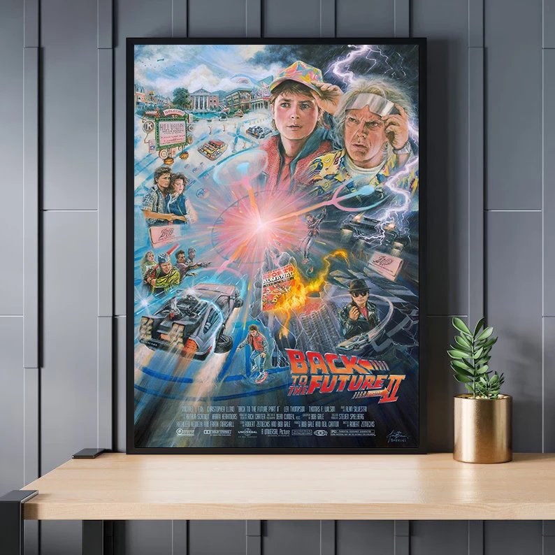 Классический научно-фантастический фильм Назад в будущее трилогия ретро