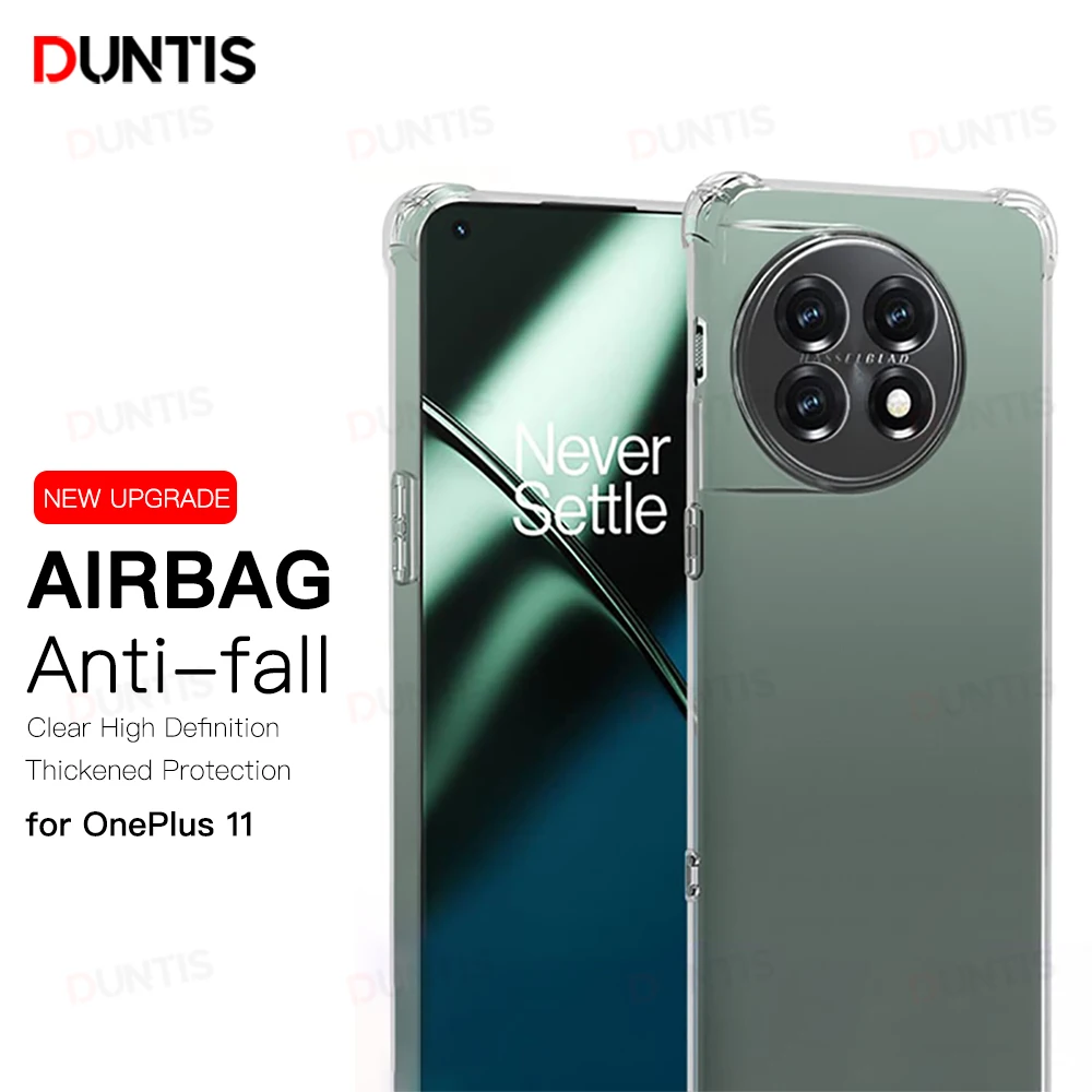 

Airbag Shockproof Clear Phone Case For OnePlus 11 Soft TPU Silicone Clear Cases Phone Back Cover For OnePlus 11 Accessories