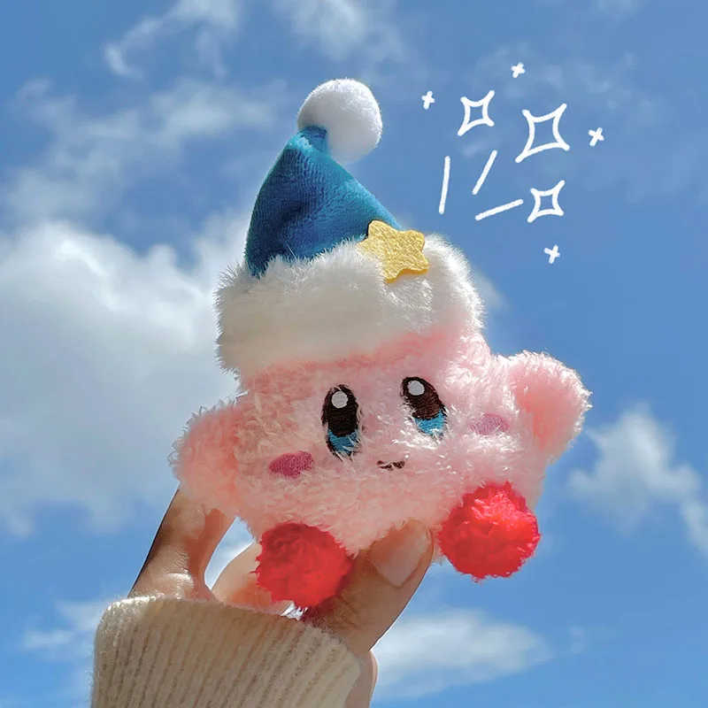 Милый мягкий плюшевый чехол для наушников Kirby подарки девочек милый розовый