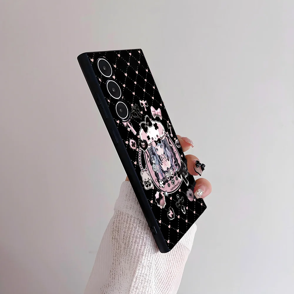 Чехол для телефона Jirai K-Kei Cute Girl Samsung Galaxy S25 S24 S22 S23 Ultra S21 S20 Plus 5G матовый нескользящий