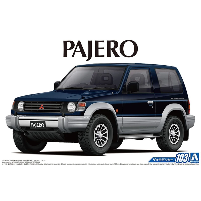

1/24 Pajero PAJERO XR-II91 05697 Сборная модель автомобиля