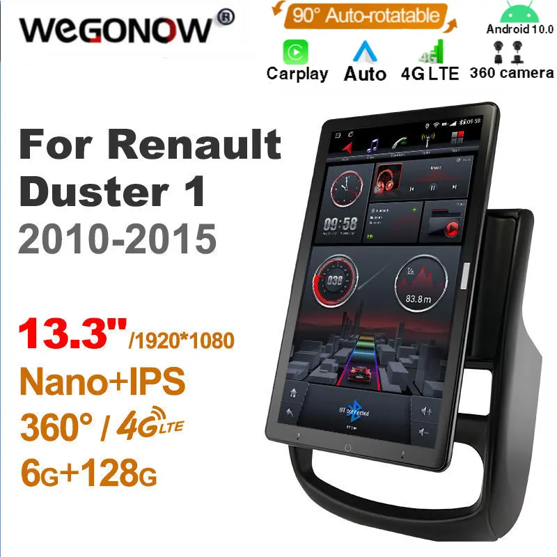

1920*1080 13,3 ''Ownice Android10.0 автомобильный мультимедийный плеер для Renault Duster 1 2010-2015 автомобильное радио аудио 4G LTE 360 оптический без DVD