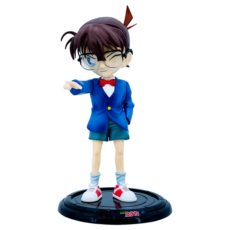 

Detective Conan Anime 30CM LK Kudou Shinichi Edogawa Konan Anime Action Figure PVC Figurine Collectible Model Doll Toys