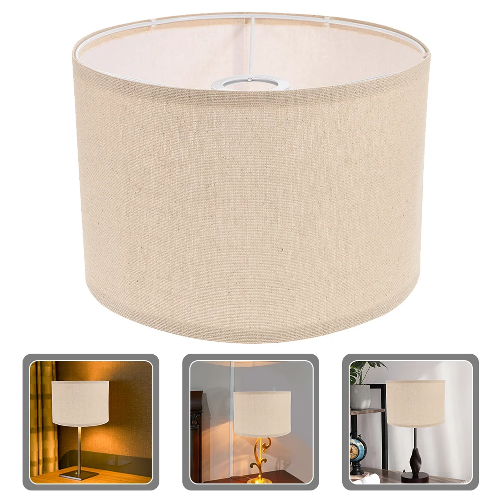

Removable Small Lampshade Desktop Lamp Shade Chandelier Shade Linen Lampshade