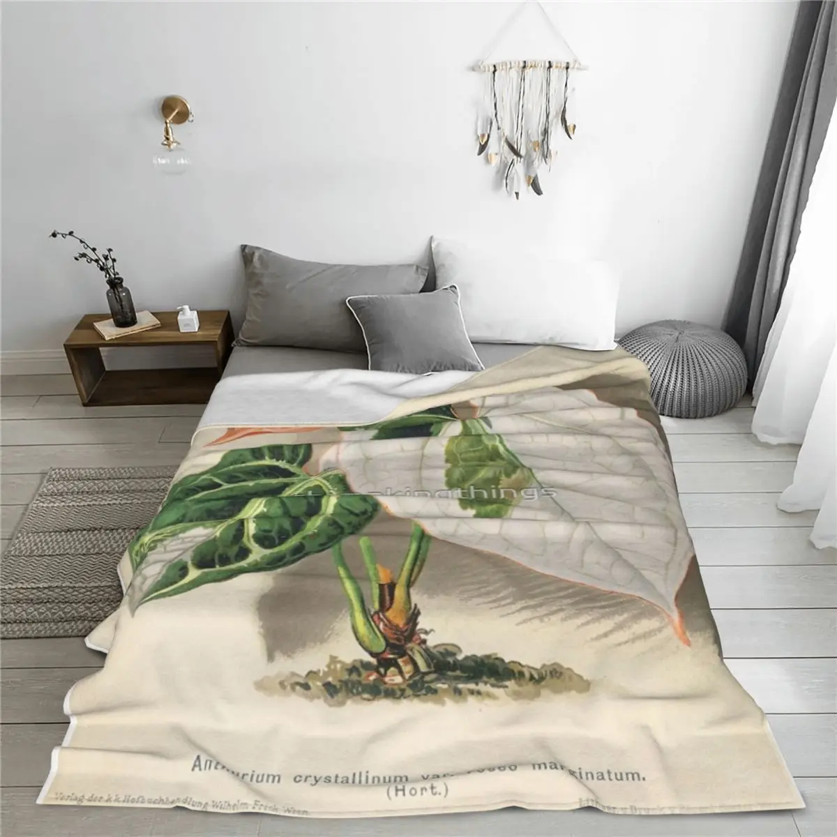 Разнообразное одеяло Anthurium Crystallinum - Wiener Illustrierte Garten-smartung покрывало на кровать
