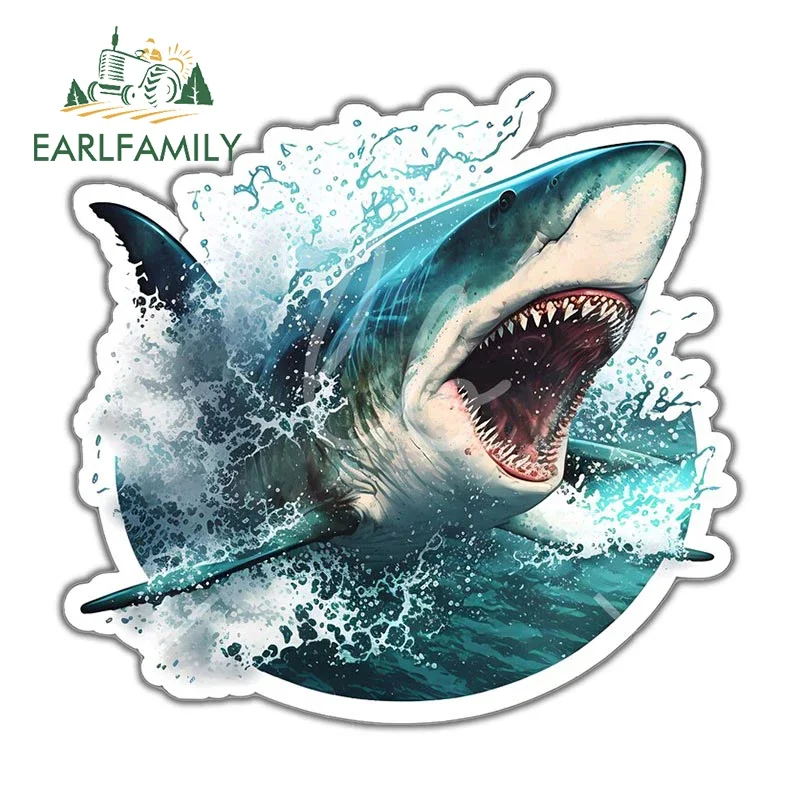 

EARLFAMILY 13 см для акулы, 3D-Наклейки для защиты от солнца