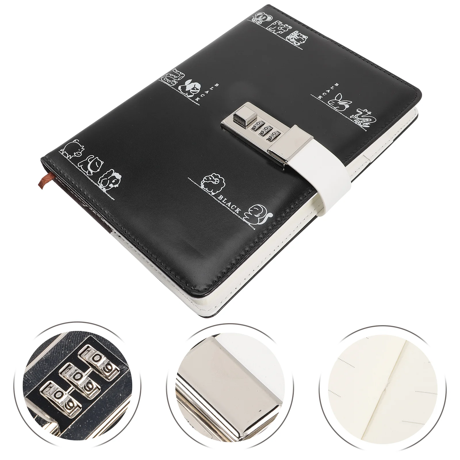 

Locking Journal Adults Pass Words Book Notebook Girls Diary Students Password Books