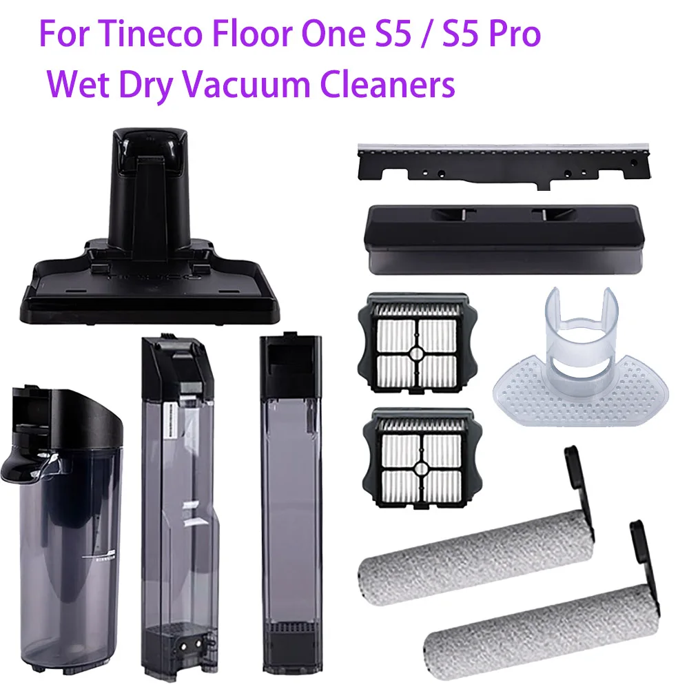 Original Water Tank For Tineco Floor ONE S5 / S5 Pro 2 Wet Dry Vacuum Cleaners Spare Parts Brush Cover Roller Brush Filters