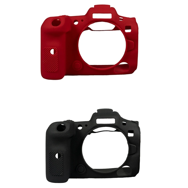 

Camera Silicone Protective Case Suitable For Canon R5C Full Frame R5C Mirrorless Camera Red