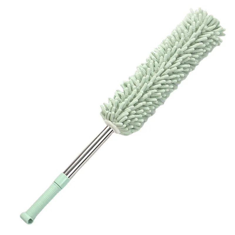 Chicken feather duster retractable chicken feather duster washable dust brush duster household duster chicken feather bed brushW