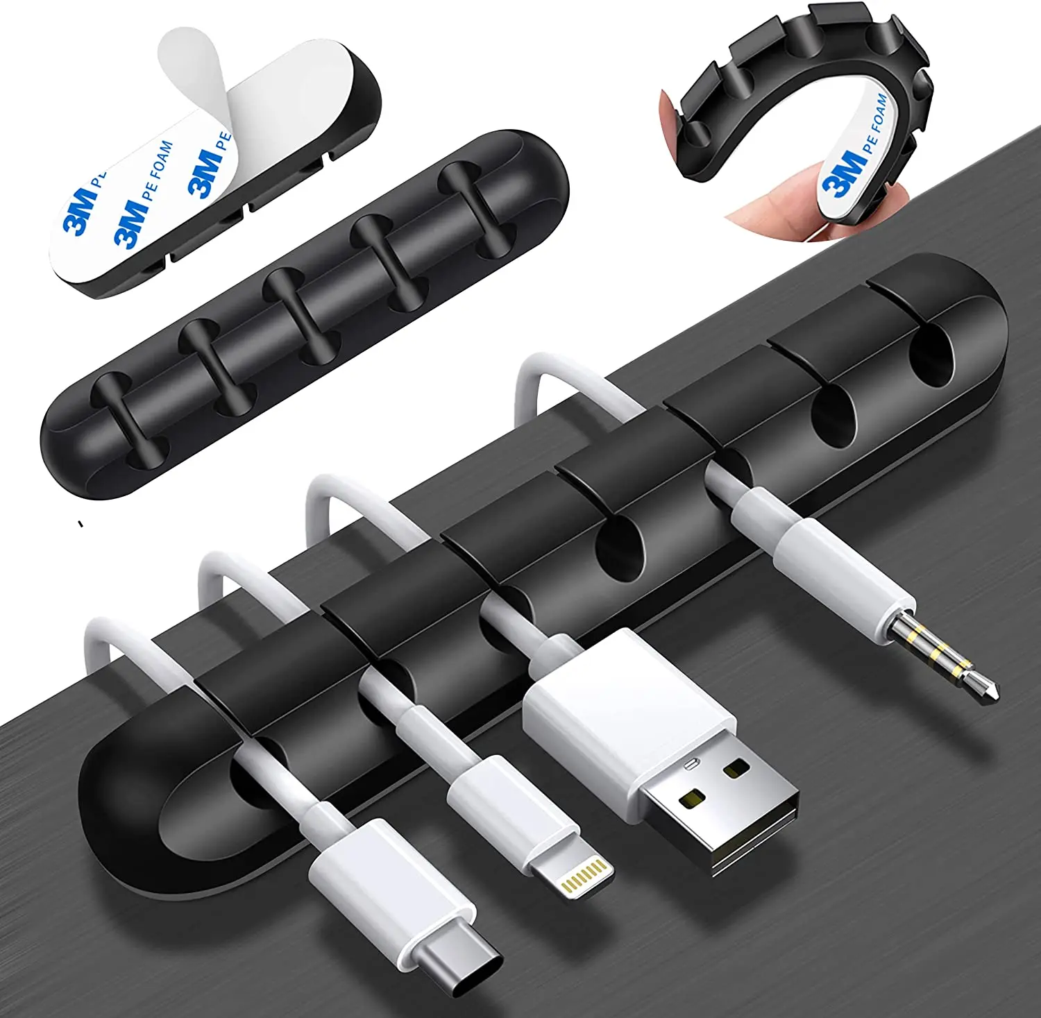 Organiseur de câbles en Silicone  enrouleur USB  support de câbles pour souris  protection de