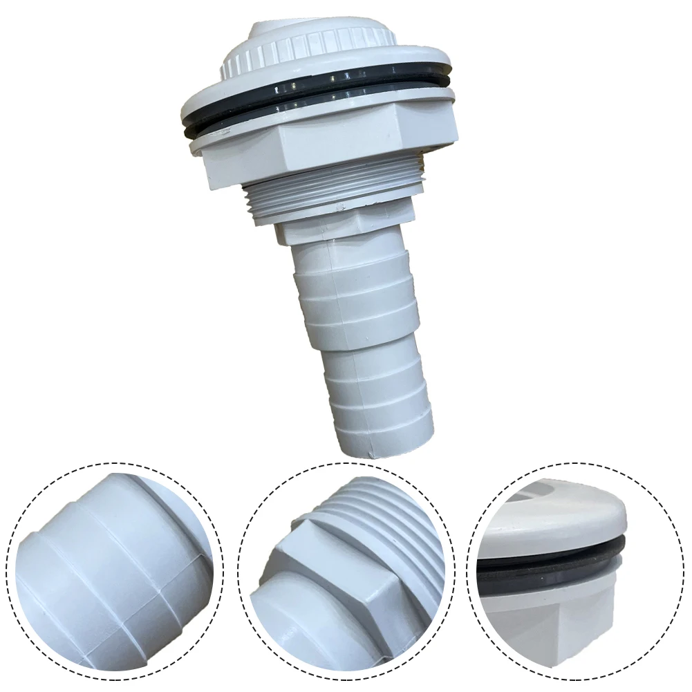 

Male Hose Adapter Return Jet Fitting Above Ground Pool Complete Replacement With Gasket And Adapter 1-1/4\\\"-1-1/2\\\"