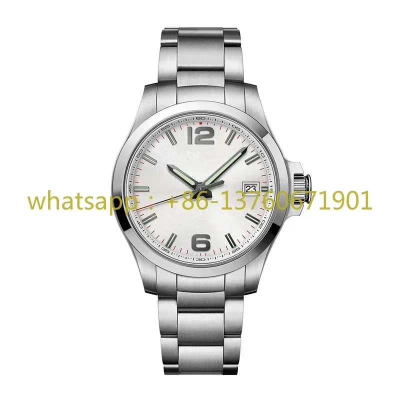 Luxury New Watch Concas Quartz Mens Saphpire Fashion Watches