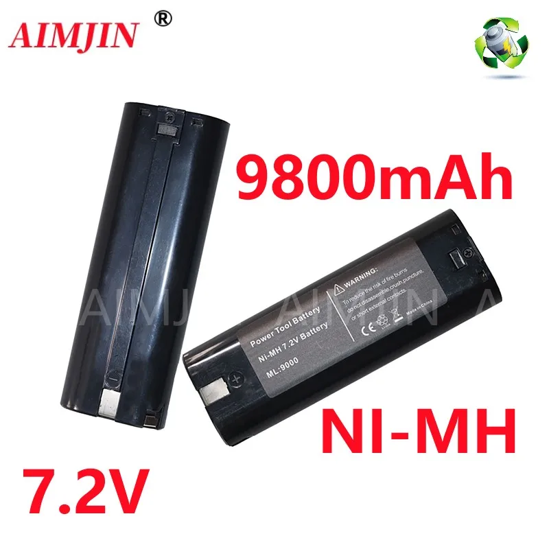 

7.2V 9800mAh Ni-MH Replacement Battery For Makita 7000 7002 7033 191679-9 192695-4 632002-4 632003-2 L50 192532-2
