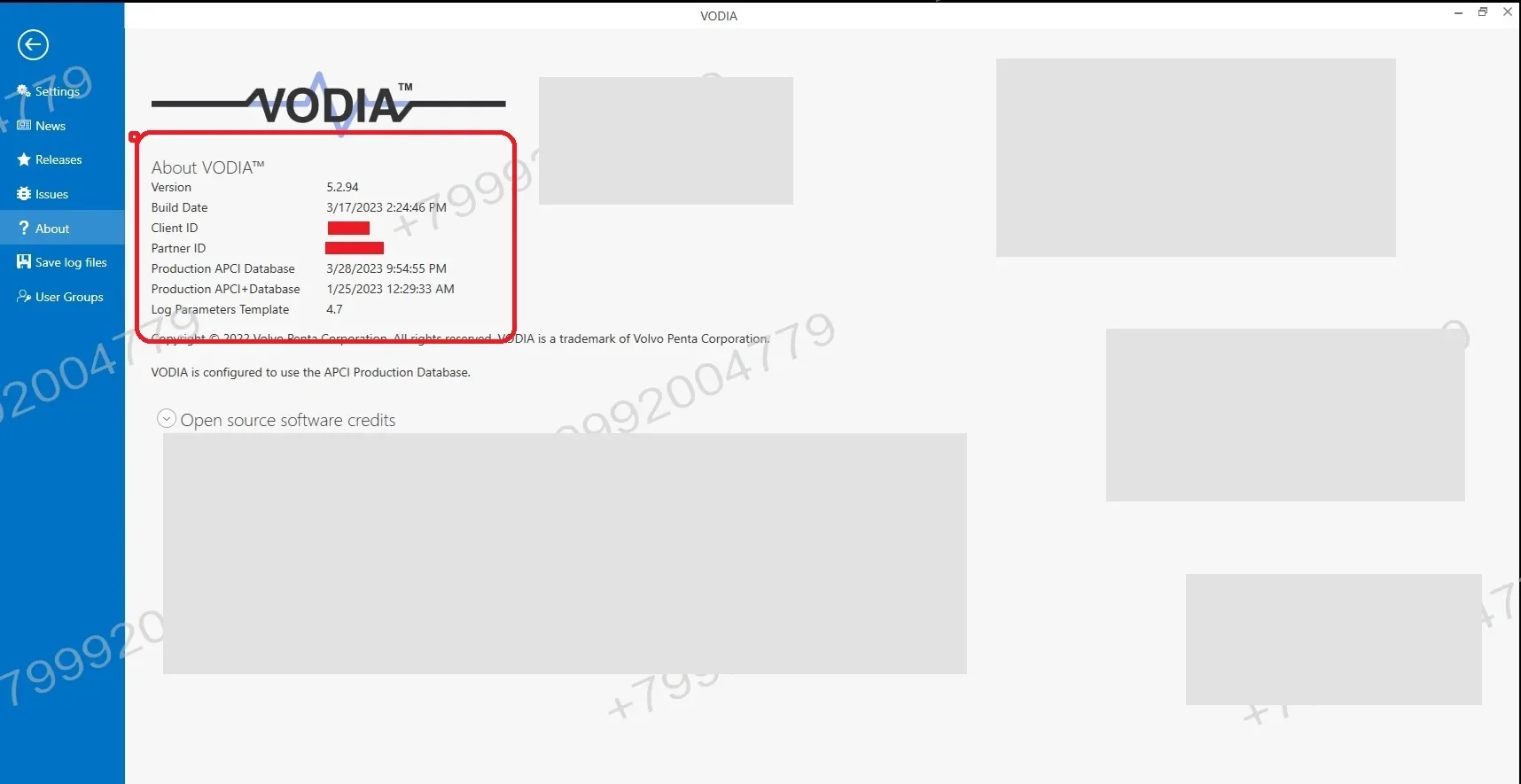 Для VODIA 5.2.100 Последняя версия 2023 с обновлением Apci+Devtool
