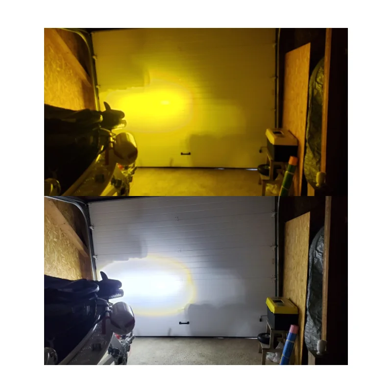 Светодиодная фара рабочего освещения с объективом 8D 3 дюйма янтарная