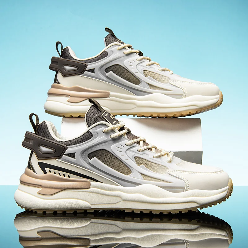

Кроссовки мужские дышащие на толстой подошве, Повседневная модная дизайнерская спортивная обувь для бега и тренировок, роскошные