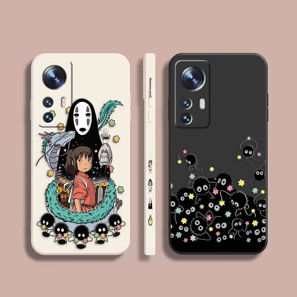 

Phone Case For Xiaomi 13 12 12T 12S 11 11T 10 10S 9 Pro Ultra Lite Colour Case Cover Funda Cqoue Shell Capa Anime Spirited Away