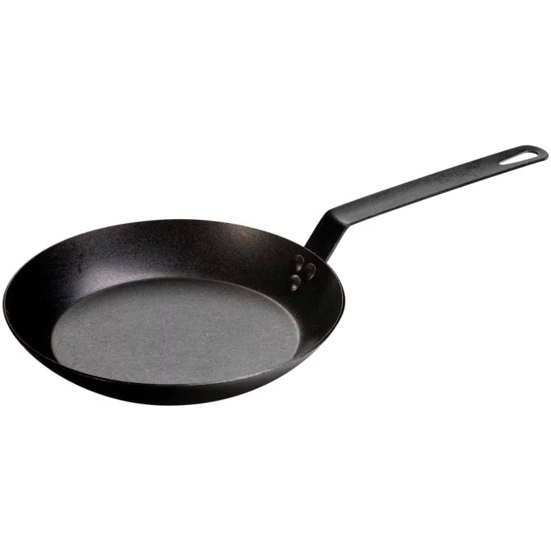 

Lodge Cast Iron 10" Seasoned Carbon Steel Skillet, CRS10, 10" Diameter