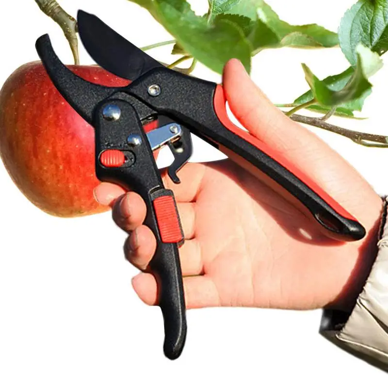 

Garden Pruning Shears Bypass Pruners Fruit Trees Branches Trimming Clippers Garden Scissors Non-slip Handle Grafting Tool