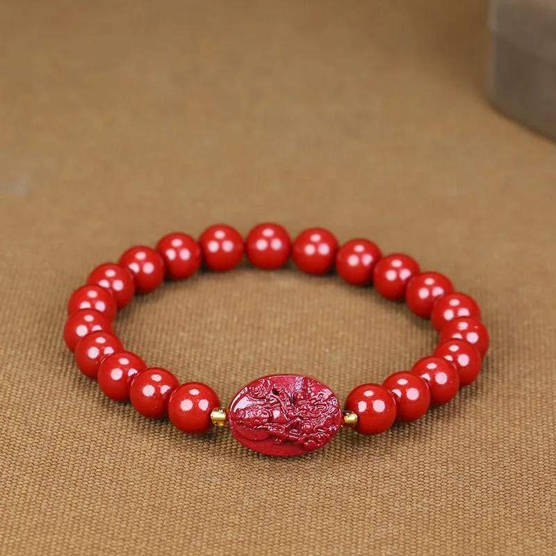 Vermilion браслет с песочным рисунком ручной работы из бисера золотым песком Eight Guardian