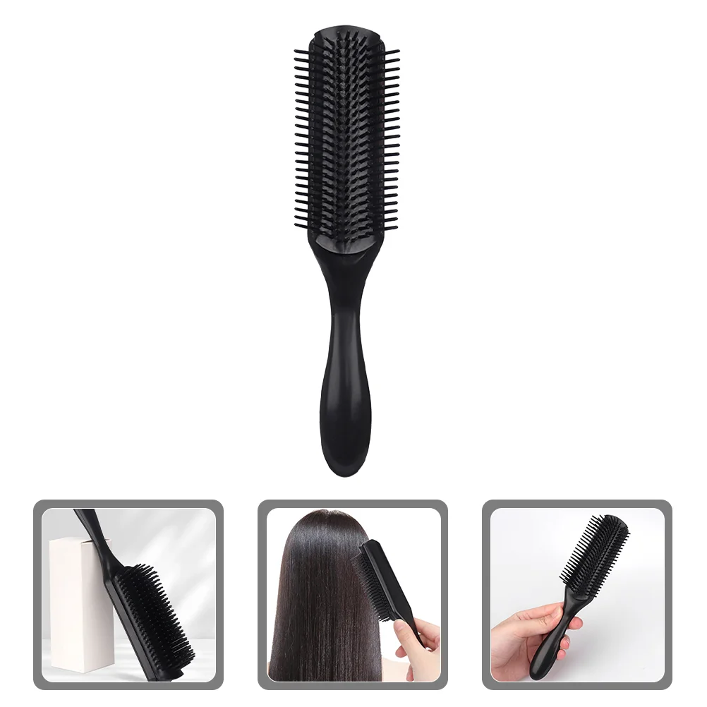 

Щетка для завивки волос, девять рядов, гребень для укладки в рубчик, вьющиеся щетки, женские расчески для распутывания, инструменты для путешествий