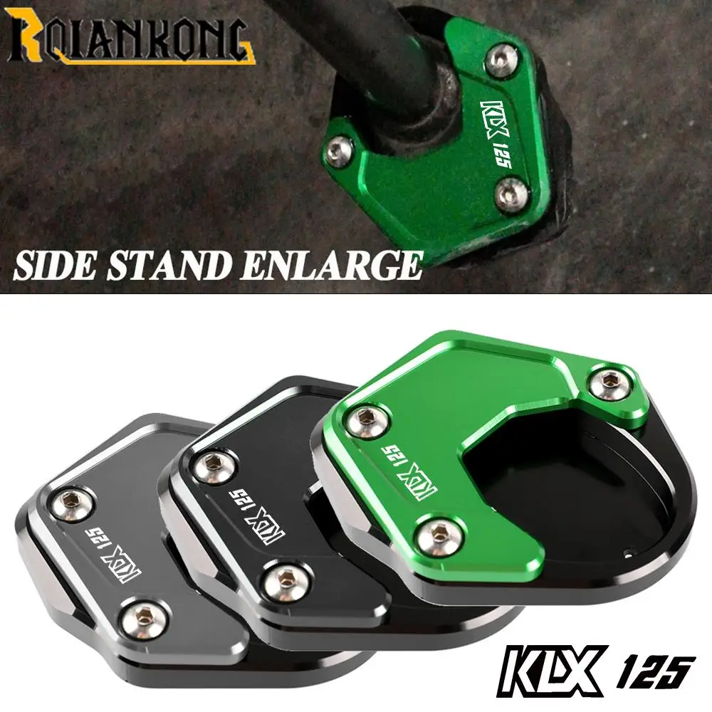 

For kawasaki KLX125 KLX 125 2010 2011 2012 2013 2014 2015 2016 Motorcycle Accessories Side Stand Enlarge Pad Plate Kickstand