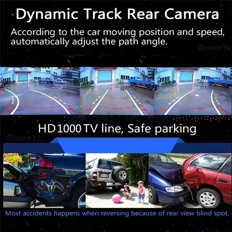 Цветная HD-камера заднего вида CCD для Ford Focus 2 Sedan, C-Max, Mondeo, Dynamic Track, для парковки и заднего хода - ABQF (art.: 3920dc009c4f2) - 3920dc009c4f2