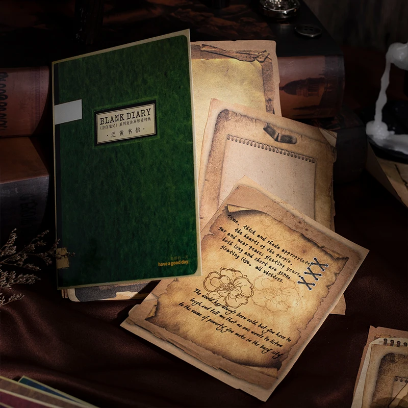 Yoofun 30 листов в винтажном стиле скрапбукинг украшение материал бумага ретро