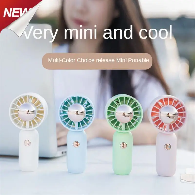 

360 Global Wind Air Cooler Double Reunion Cold Wind Handheld Mini Fan Long Battery Life 3 Wind Speed Portable Office Fans