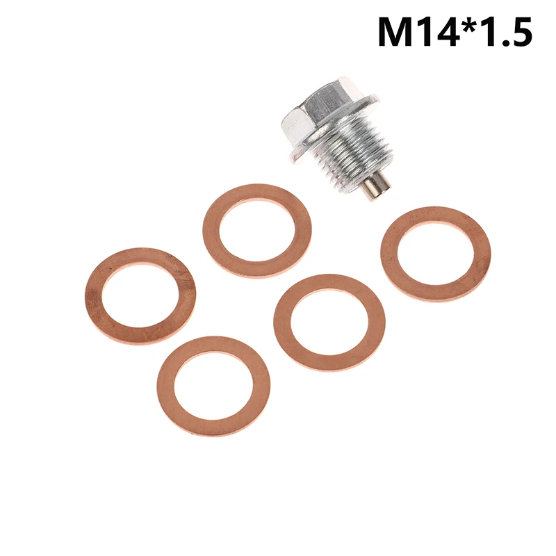 

1 шт., модификация автомобиля, магнитные всасывающие сливные пробки, винты с 5 прокладками, неодимовый магнит, болт из нержавеющей стали, сверхмощная масляная пробка