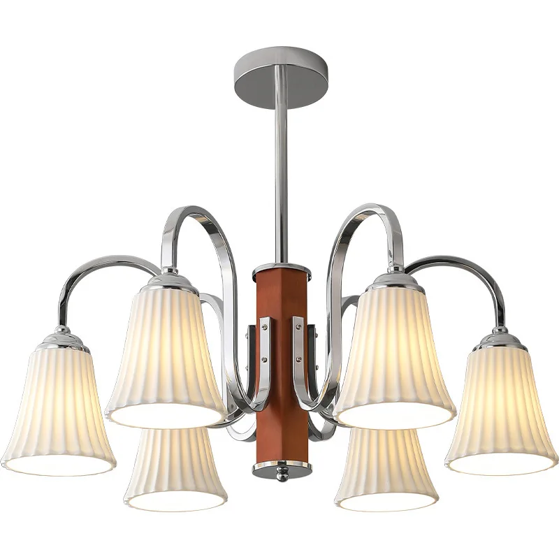 Ретро гостиная керамическая твердая древесина секундный дизайн зал в стиле