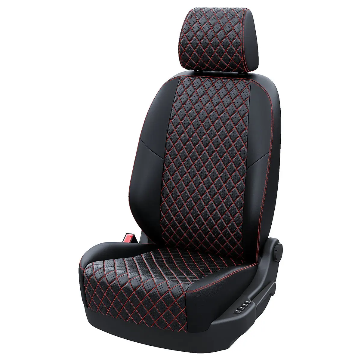 Чехлы на сиденья Хендай Соната YF 6 2009-2014 Экокожа с ромбом