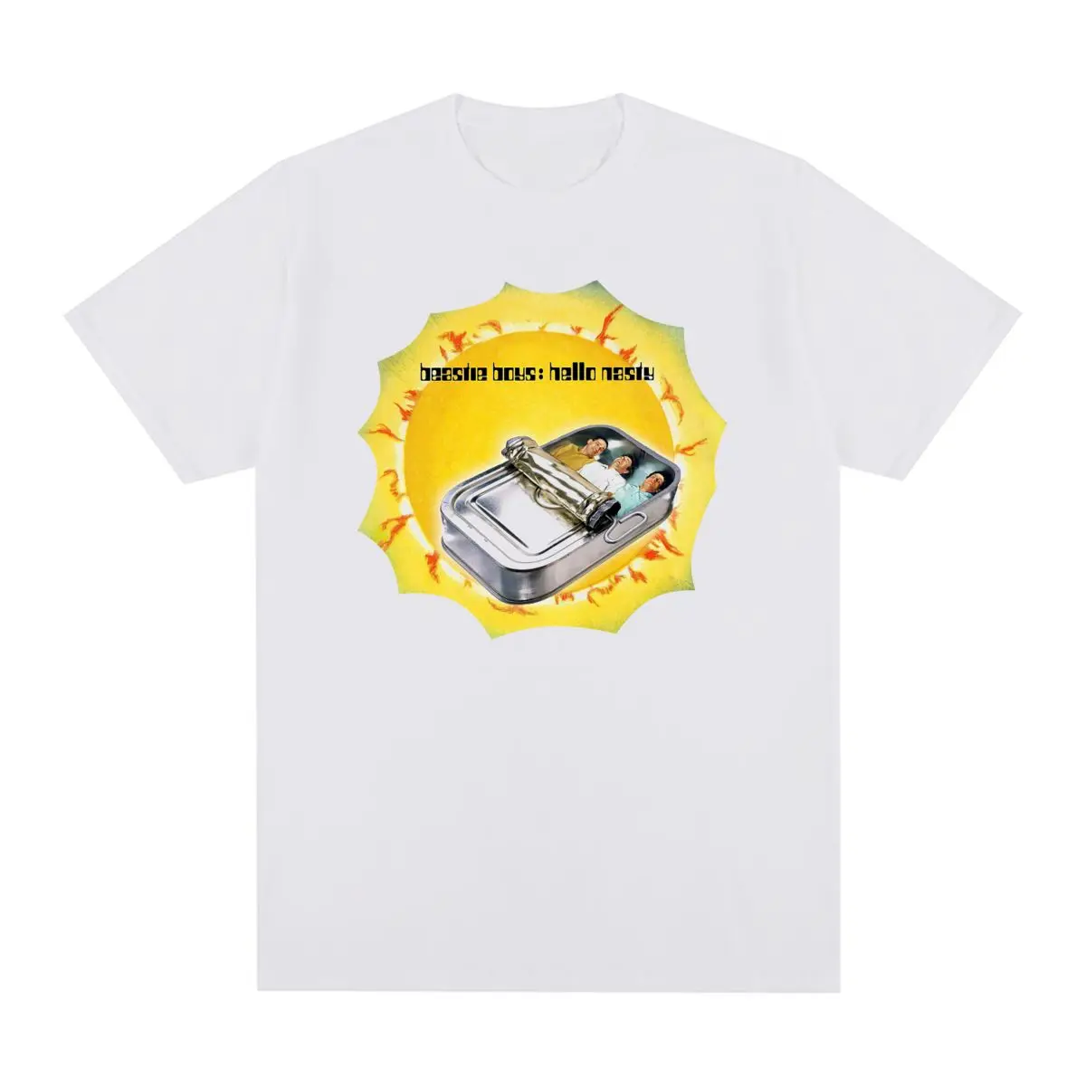 

Beastie Boys Hello Nasty Vintage T-shirt Hip Hop Music Cotton Men T shirt New Tee Tshirt Womens Tops