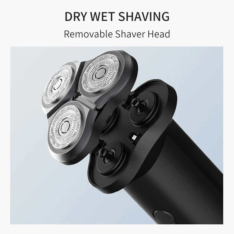 2021 XIAOMI MIJIA Electric Shaver S300 Man Electr Shaver 3 Head Razor IPX7 waterproof Beard Trimmer For Man