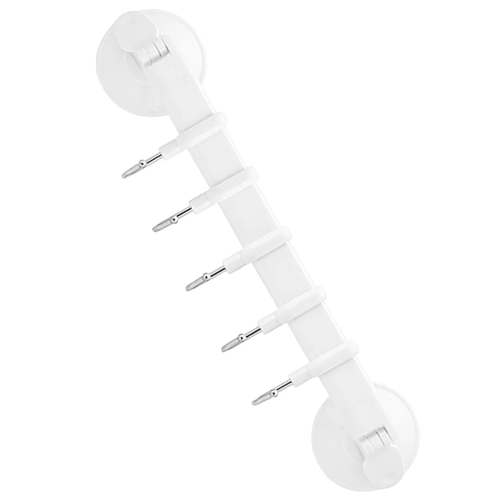 

Punching-free Storage Hooks Kitchen Sucker Movable Hooks Wall-mounted Row Hook
