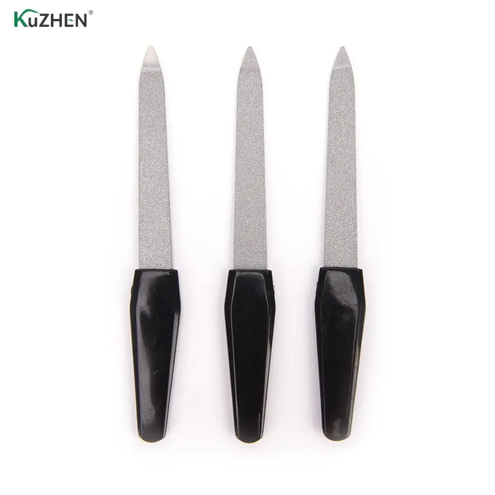 

126mm*15mm Stainless Steel Dual Sided Nail Art File Manicure Pedicure Tool Metal Nail Files for Women Beauty Tools
