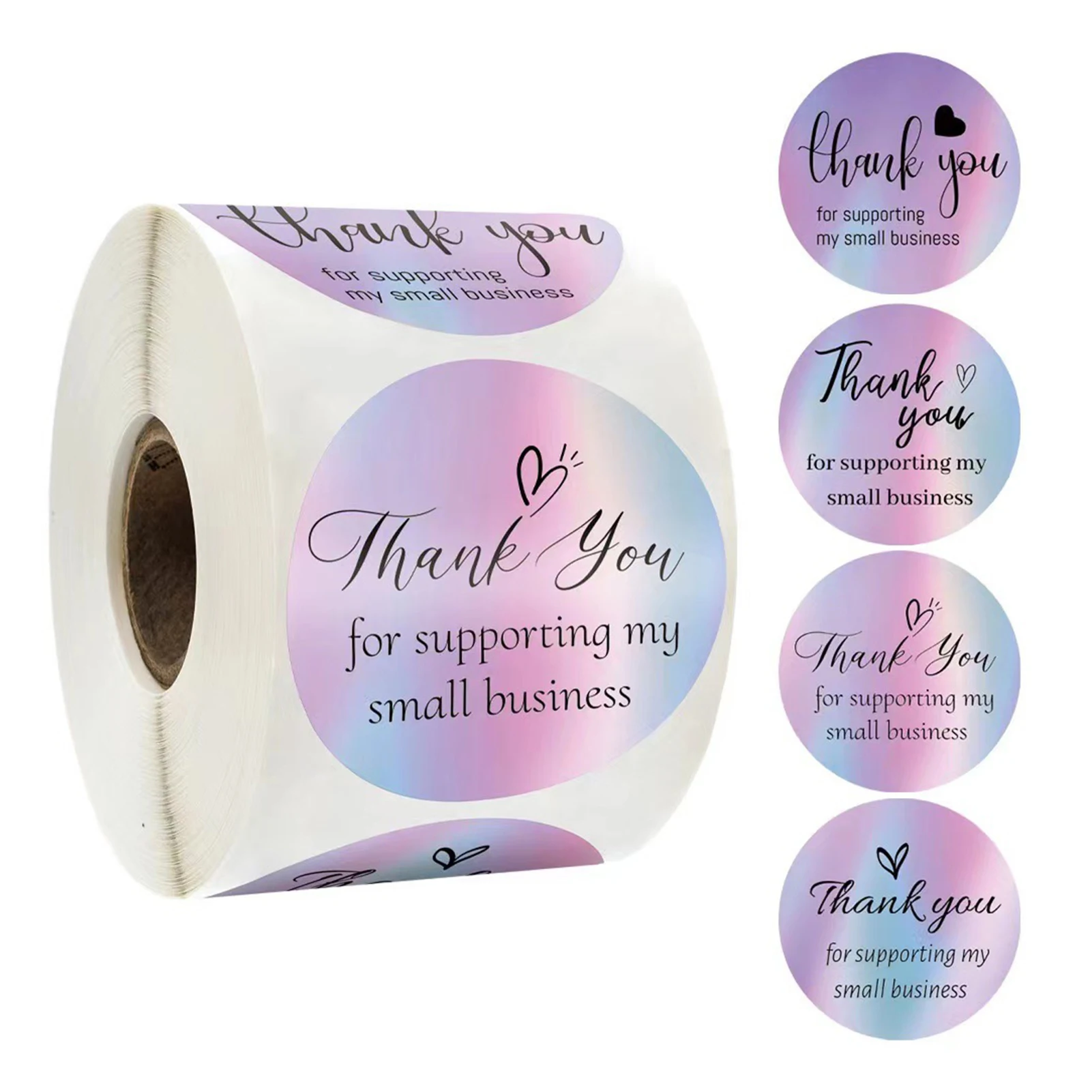

500pcs/roll Envelope Seals Durable Stationery Party Preferences Business Gift Decoration Sticker DIY Thank You Card Handmade
