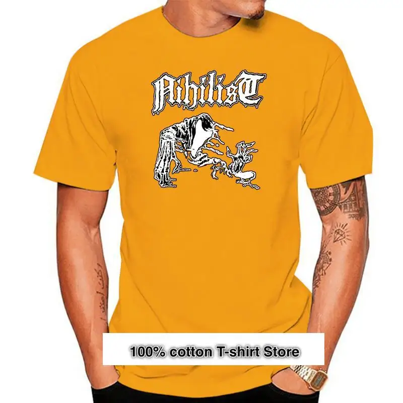 

Camisa NIHILIST Bloodbath Swedish Death Metal Entombed Grave Carnage entrais A. Camiseta de cuello redondo para hombre