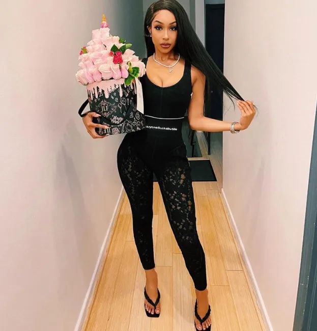 

2022ss European and American Women's Summer New AW Sexy Lace Hollow Tight-fitting Hip Trousers