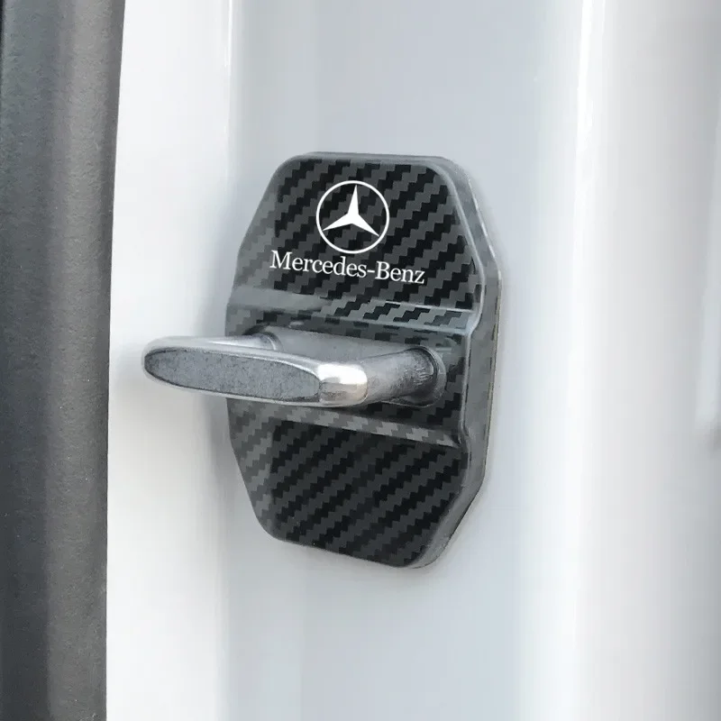 Стайлинг автомобиля чехлы для дверных замков чехол Mercedes Benz новый B/C/E Class A C200L GLC GLK