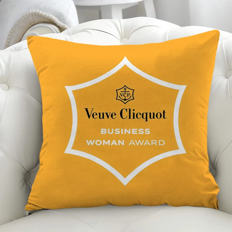 

Veuve Clicquot Pillowcase 40x40 Sofa Cushion Covers Double-sided Printing Home Decor Bed Pillowcases 50x50 Cushions Cover 45*45