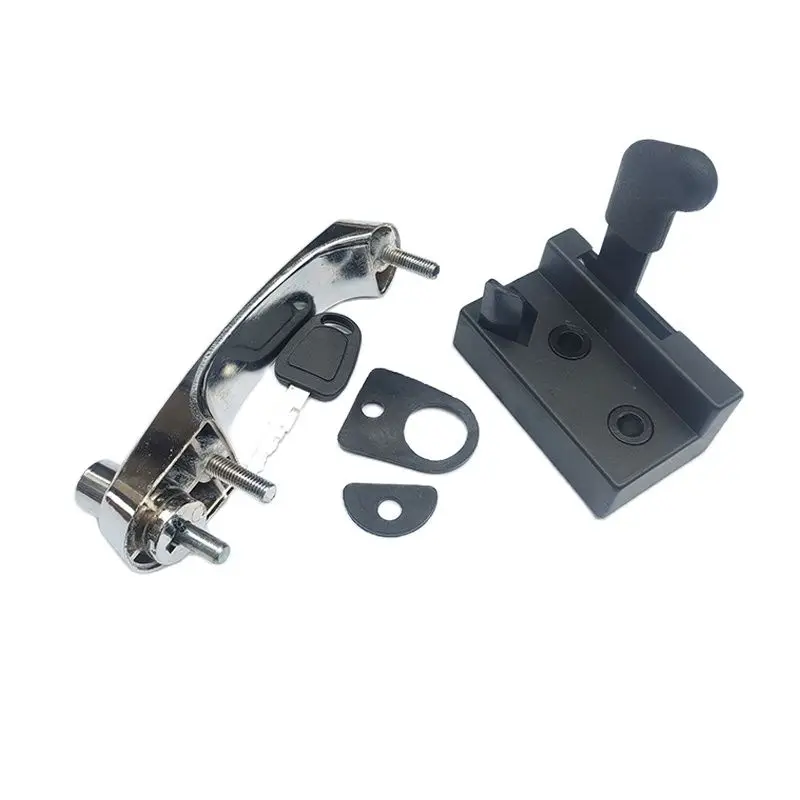 

For Doosan Daewoo Excavator Accessories DX55/60-7-9C Cabin and Outside Handle Car Door Lock Assembly