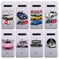 anime limo initial d for lg g8 v30 v35 v40 v50 v60 q60 k 40s 50s 41s 51s 61 71 22 31 42 92 thinq transparent tpu soft phone case